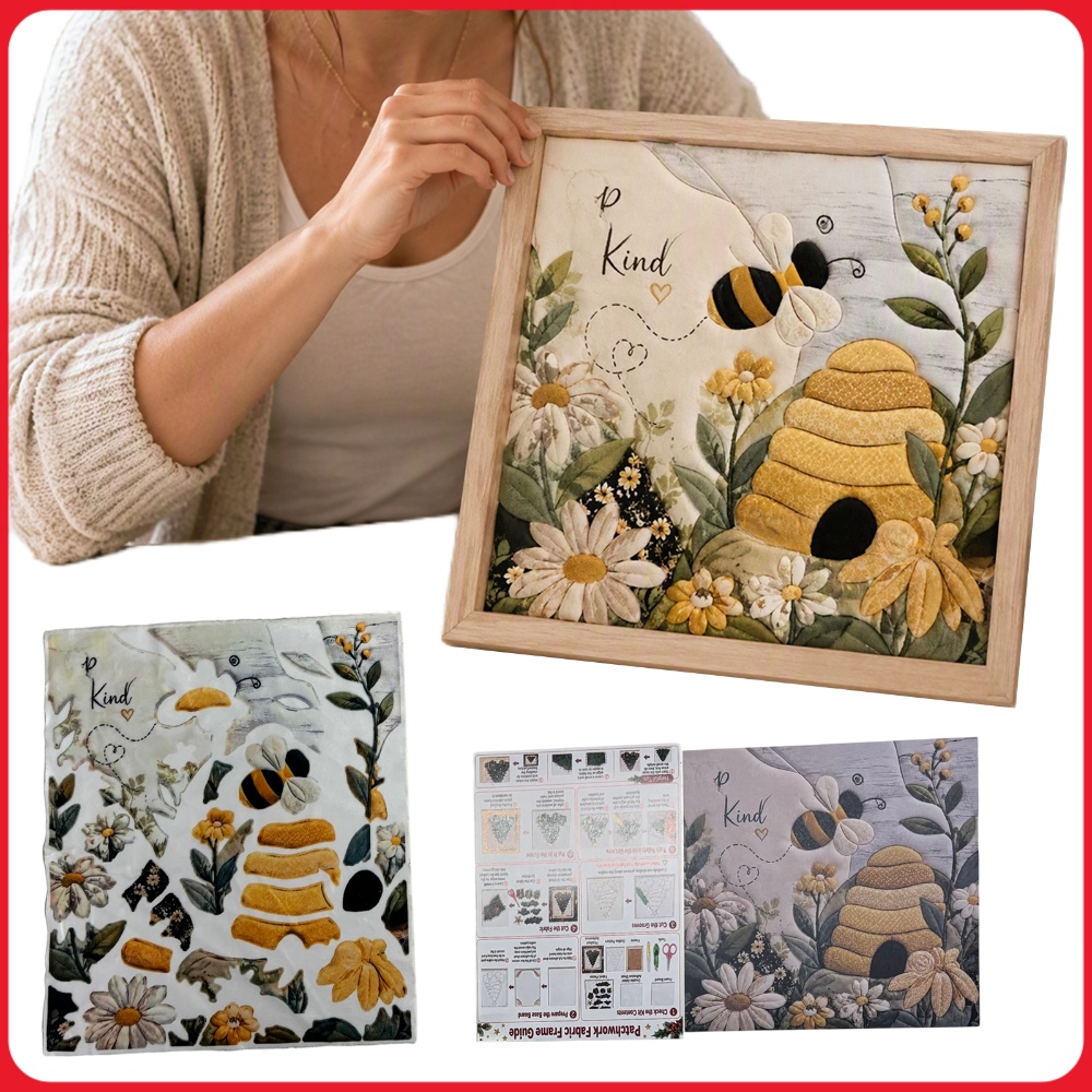 Embroidery Craft - Zestaw do samodzielnego tworzenia haftu igłą
