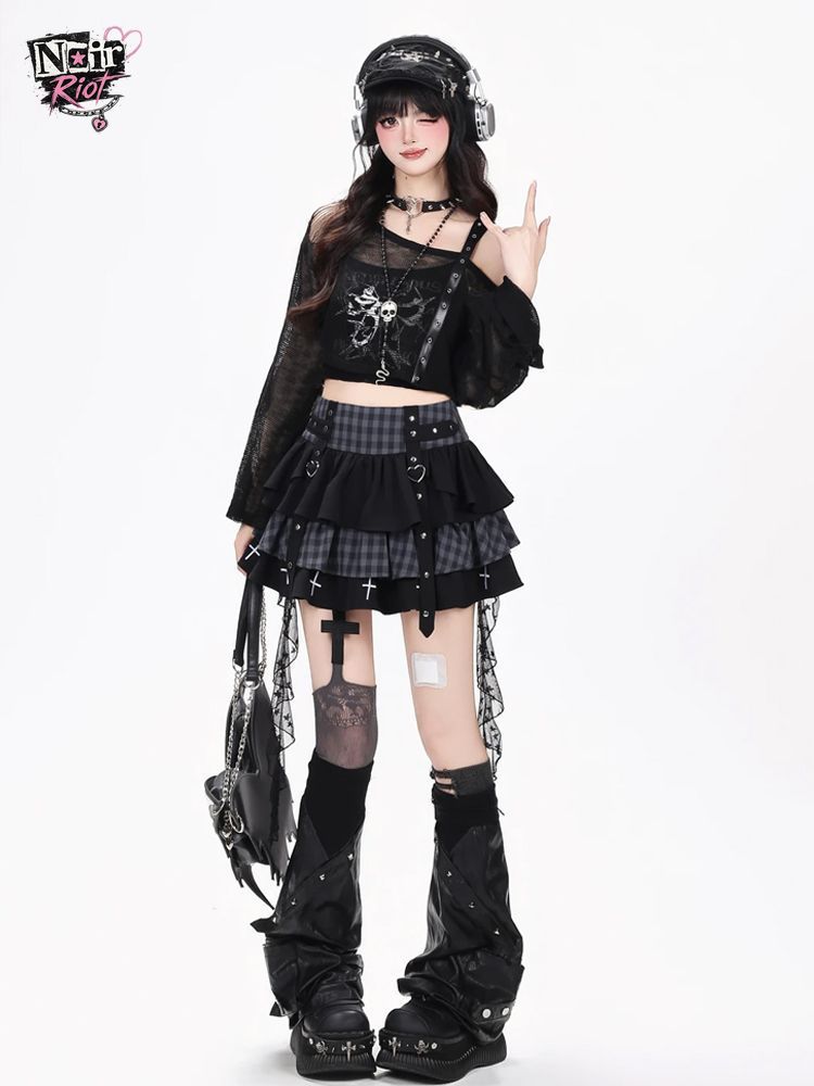 Y2K Punk Gothic Kawaii 3-częśc – Elastic Lace Trim recenzja i cena
