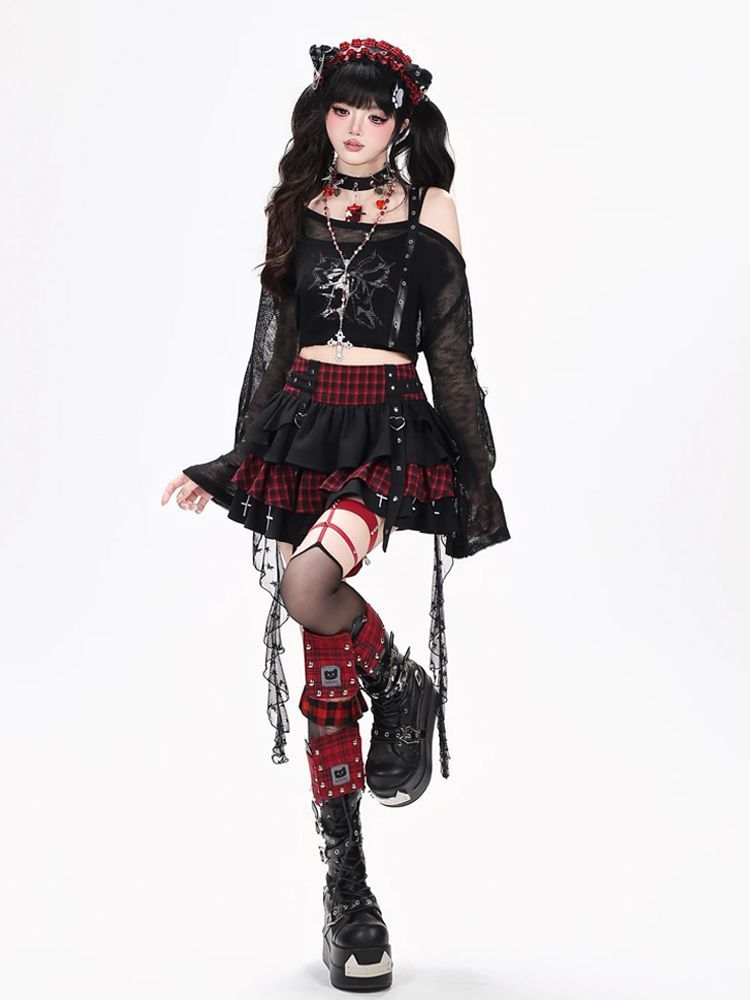 Y2K Punk Gothic Kawaii 3-częśc – Elastic Lace Trim recenzja i cena