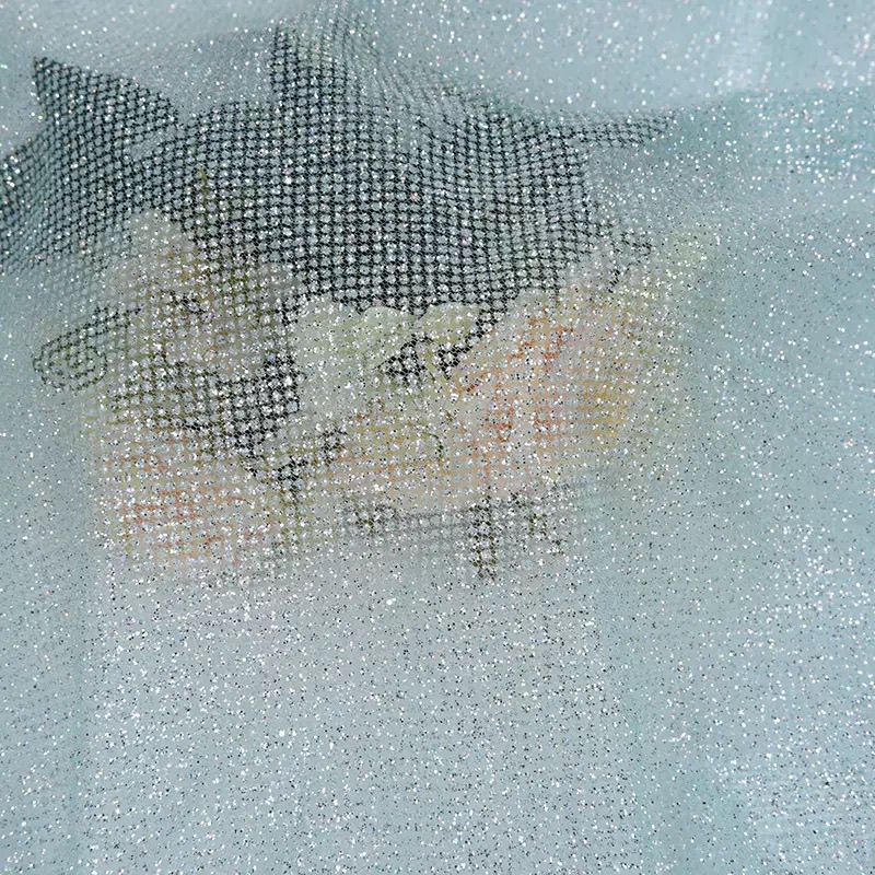 Tkanina z cekinami i siateczką – Crystal Mesh Fabric recenzja i cena