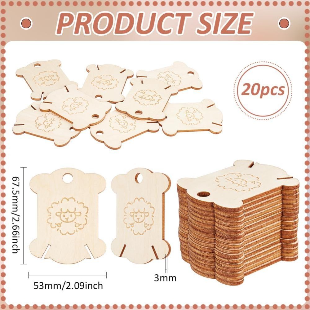 20 szt. Drewniane deski do naw – Embroidery Craft recenzja i cena