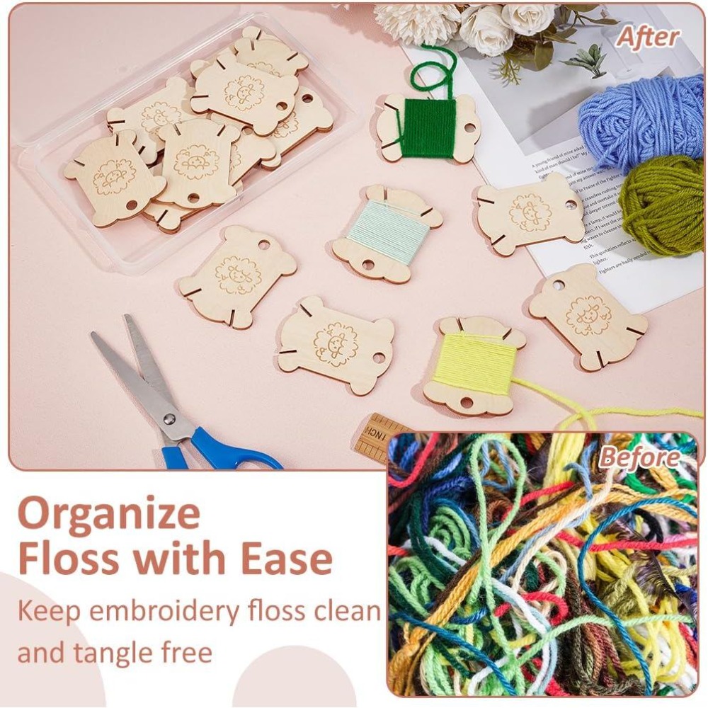 20 szt. Drewniane deski do naw – Embroidery Craft recenzja i cena