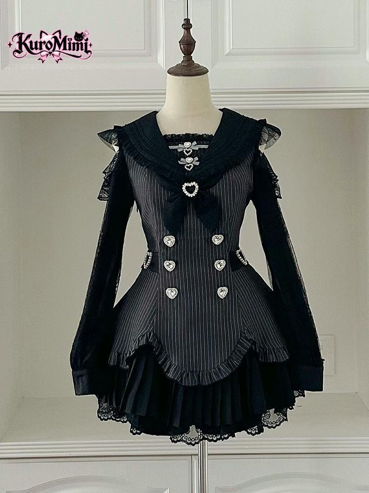 Sukienka w stylu gotyckiej jap – Elastic Lace Trim recenzja i cena