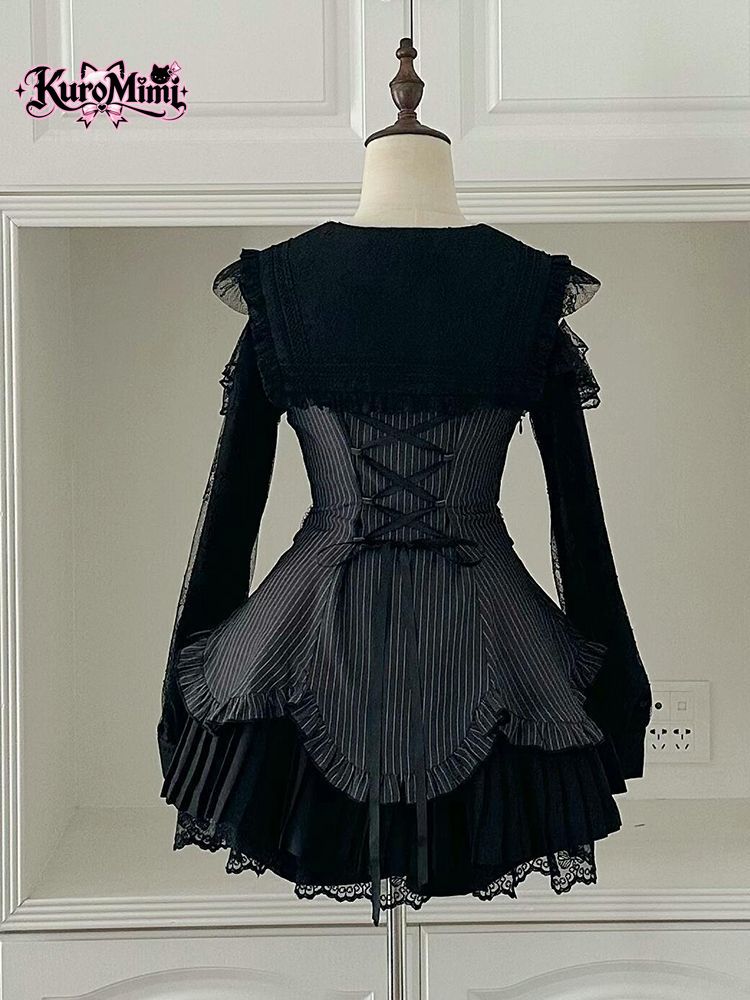 Sukienka w stylu gotyckiej jap – Elastic Lace Trim recenzja i cena